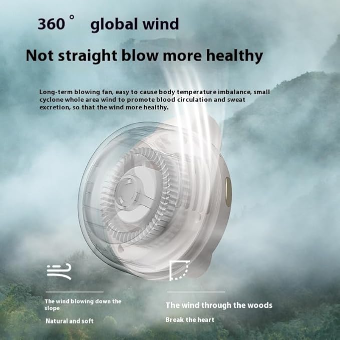 Mini Bladeless Clip Fan