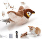 Plush Bird Cat Toy